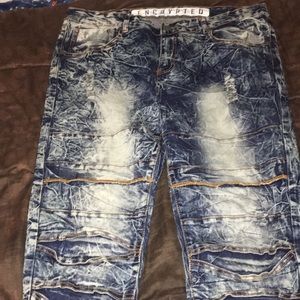 Encrypted denim  jeans